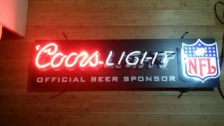 Coors Light Neon Beer Sign Decor