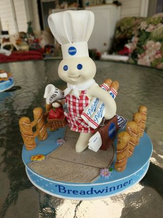 Danbury Le Pillsbury Doughboy Figure " Breadwinner " Resin Hp
