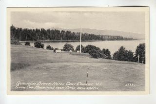 Qualicom Beach Hotel Golf Course British Columbia Canada