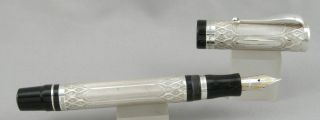 Montegrappa Cosmopolitan Gothic Sterling Silver Limited Edition Fountain Pen