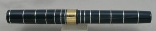 Omas Marconi ' 95 QSL Blue & Gold Limited Edition Fountain Pen - 18kt Nib - Italy 3