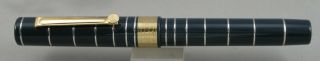 Omas Marconi ' 95 QSL Blue & Gold Limited Edition Fountain Pen - 18kt Nib - Italy 4