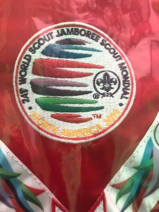 2019 World Jamboree Scout Official Participant Neckerchief North America RED 2