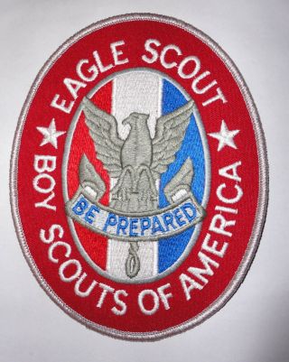 Boy Scouts Of America 6 " X4 " Eagle Scout Jacket Patch - Order Of The Arrow