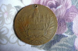 1915 Panama - Pacific Exposition San Francisco Bronze Award Medal 3