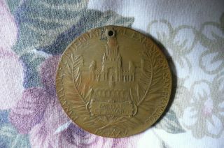 1915 Panama - Pacific Exposition San Francisco Bronze Award Medal 4
