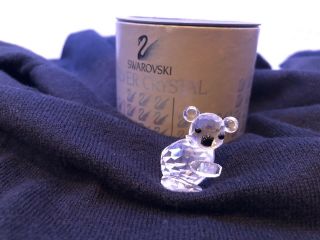 Swarovski Small Koala Bear Figurine 7673 Nr 30 Full Lead Crystal W Box