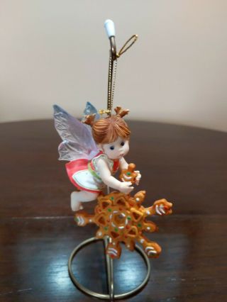 My Little Kitchen Fairies " Snowflake Fairie " Ornament With Hanger