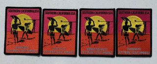2019 World Scout Jamboree Set Of 4 Southern California Ist Patches