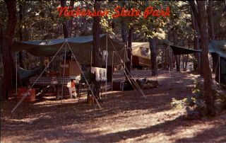 Nickerson State Park Campgrounds Coca - Cola Cooler Brewster Cape Cod Ma 1960s