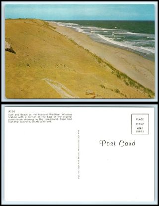 Massachusetts Postcard - Surf & Beach At Marconi Wellfleet Wireless Station O1