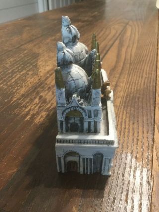 Italian Ceramic Resin Miniature Of St.  Marks Venice Signed G.  Moro 3