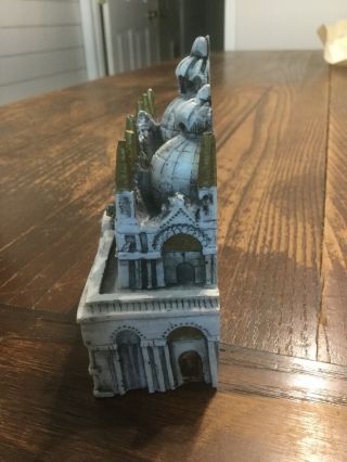 Italian Ceramic Resin Miniature Of St.  Marks Venice Signed G.  Moro 6