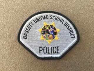 Bassett Rare School Police Patch
