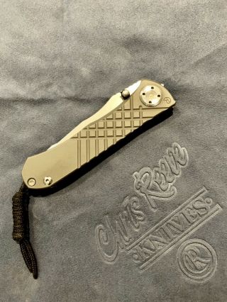 Chris Reeve Knives Umnumzaan Knife With Titanium Handle And Integral Lock