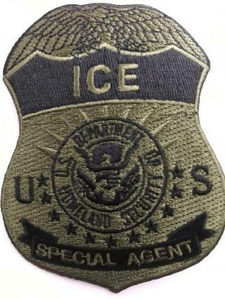 Ice Special Agent Badge Patch