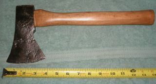 Antique Collectible Primitive Hand Forged Metal Ax Hatchet At Least 100 Years