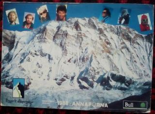 Everest,  Alpinismo,  Autograph,  France Expedition,  Himalaya,  Annapurna,  Chamoux