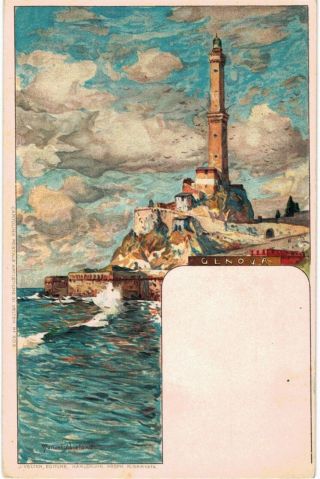 Italy Genoa Nister Schmidt Staub 1901 Tower