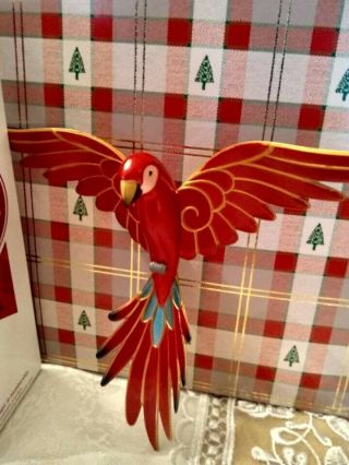 Hallmark Pretty Parrot 2018 Christmas Club Keepsake Ornaments