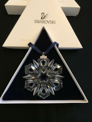 1999 Swarovski Annual Large Christmas Ornament Star Snowflake 235913 Cond.