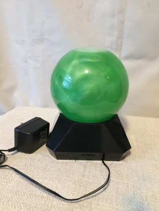 2001 Rabbit Tanaka Mystic Lite Light Glass Globe Motion Lamp Read Green