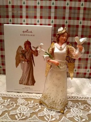 Hallmark Peace 1 Christmas Angels Series 2018 Keepsake Ornaments