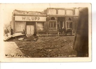 Woodbine,  Iowa Historic “willup Theater” Postcard -