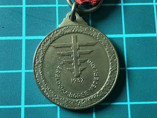 Boy Scout 1937 World Scout Jamboree Staff Participates Medal 2