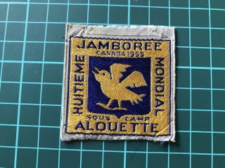 Boy Scout 1955 World Scout Jamboree Participant Sub Camp Badge