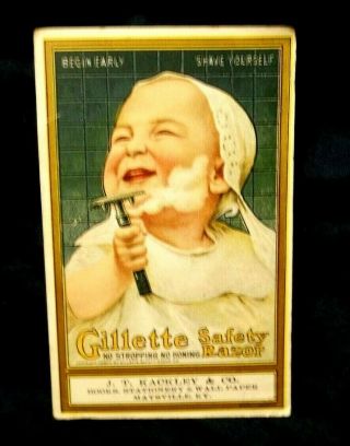 Early,  Advertising For Gillette Safety Razor At Kackley & Co. ,  Maysville,  Kentucky