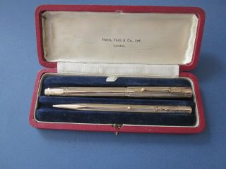 Swan.  Mabie Todd & Co Set (boxed)