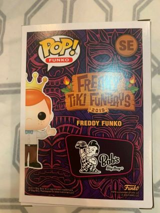 Funko Pop Funko Fundays 2019.  SDCC.  Freddy Funko as Big Boy,  LE 520 2