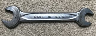 Vintage Indestro Open End Wrench 1 1/2” And 1 5/16” P39a