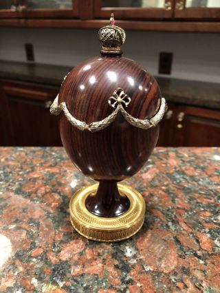 1985 Theo Faberge Swag Egg Number Of 750 Created