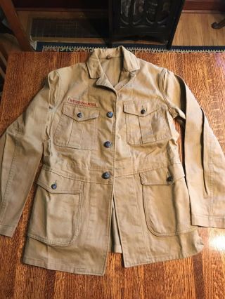 1920s Bsa Boy Scouts Of America Open Collar Eisner Uniform Tunic Jacket Pants