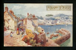 Tuck Postcard United Kingdom Oilette Easter Greetings Artist Wimbush 7070