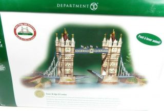 Department 56 Tower Bridge Of London Special Dickens Village (58705) Euc