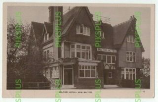 Old Pub Postcard The Milton Hotel Milton Nr Lymington Hants Real Photo 1920s