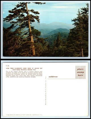 Tennessee Postcard - Great Smoky Mountains,  From Clingman 