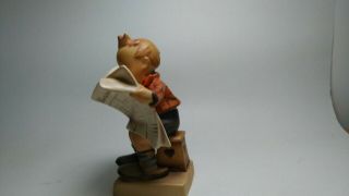 TMK - 3 HUMMEL 184 LATEST NEWS Vintage 1960 - 1972 Figurine MUNCHENER PRESSE 3