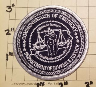 Kentucky Department Of Juvenile Justice Patch - Style 1