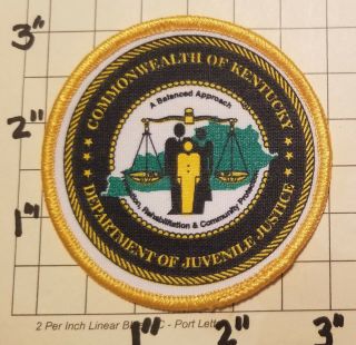Kentucky Department Of Juvenile Justice Patch - Style 2