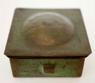 Craftsman Studios Hammered Copper Trinket Box Or Jewelry Arts And Crafts