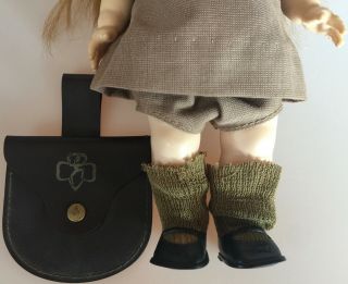 Effanbee Brownie Girl Scout Doll in Uniform 1966 Sleepy Eyes 4
