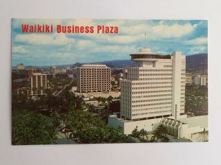 Waikiki Business Plaza - - Top Of Waikiki - - Revolving Restaurant - - - Vintage Postcard