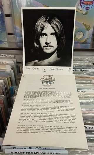 Mike Oldfield - Epic/virgin Records 8x10 Publicity Photo,  Cbs Press Release/bio