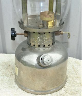 Coleman 249 kerosene lantern,  made Canada 3/64,  with generator to use. 3