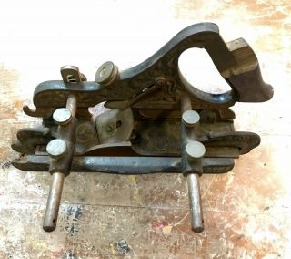 Millers Patent Adjustable Patent Plow Plane No.  41 As Found 2