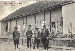 Transylvania 1910 Breaza Beresztelke,  Mures County,  The Parochial House,  Animated R
